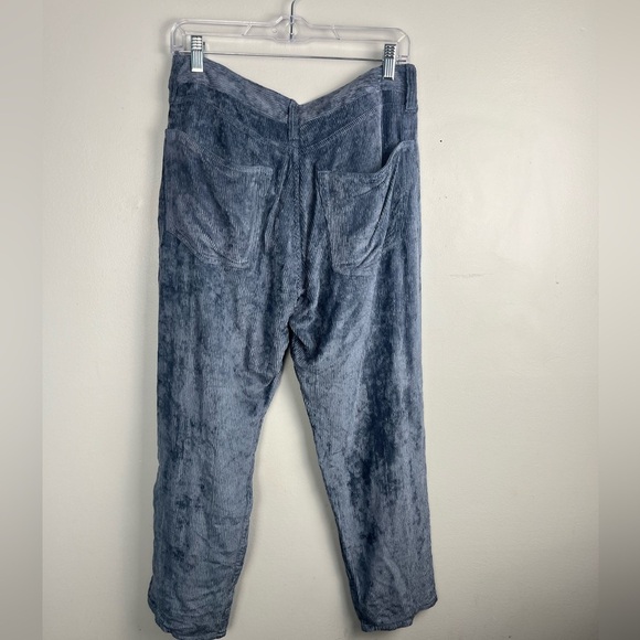 Rag & Bone Rosa Corduroy Pants Classic Fit Deep Blue Women's Size 29 - Picture 7 of 8